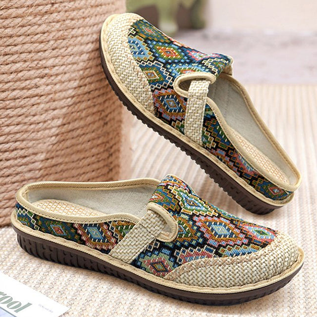 Image of Women's Closed Toe Ethnic Mules
