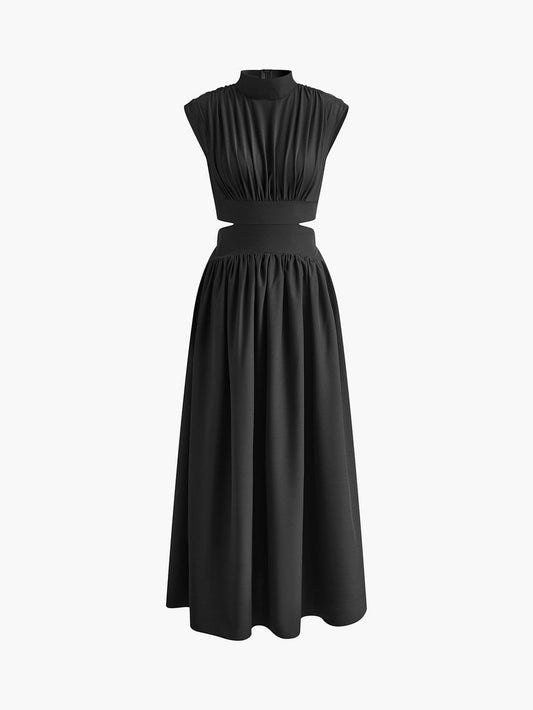 Image of Women's Cutout A-Line Maxi Dress