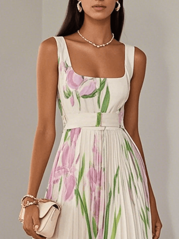 Image of Women's Floral A-Line Maxi Dress