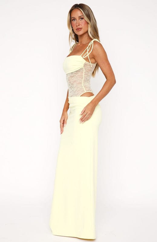 Image of Women's Lace Bodycon Maxi Dress