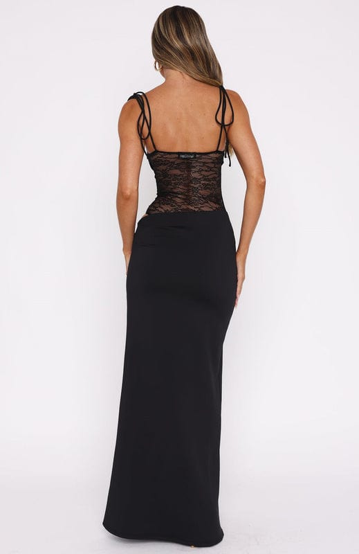Image of Women's Lace Bodycon Maxi Dress