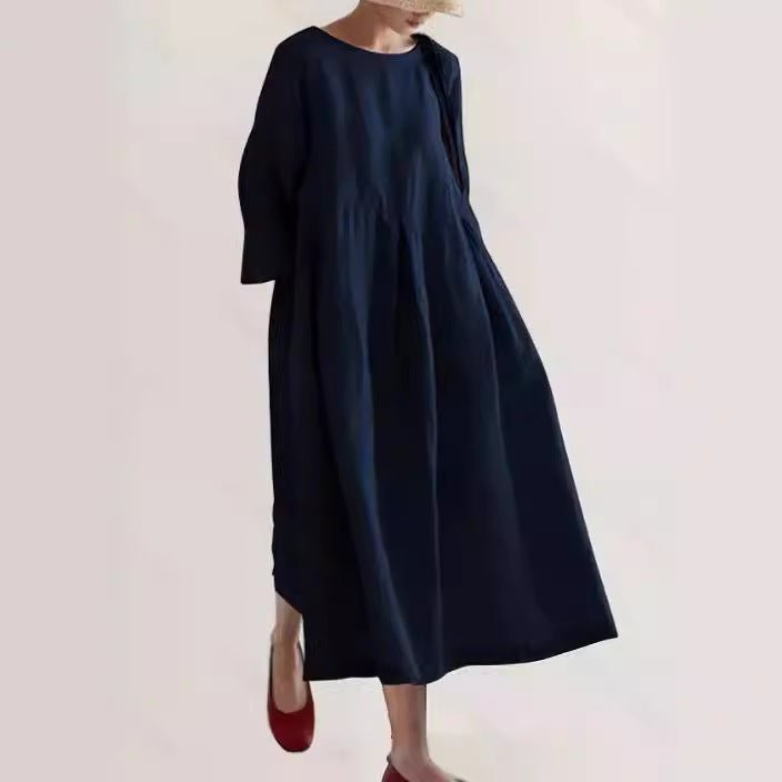 Image of Women's Long Sleeve A-Line Maxi Dress