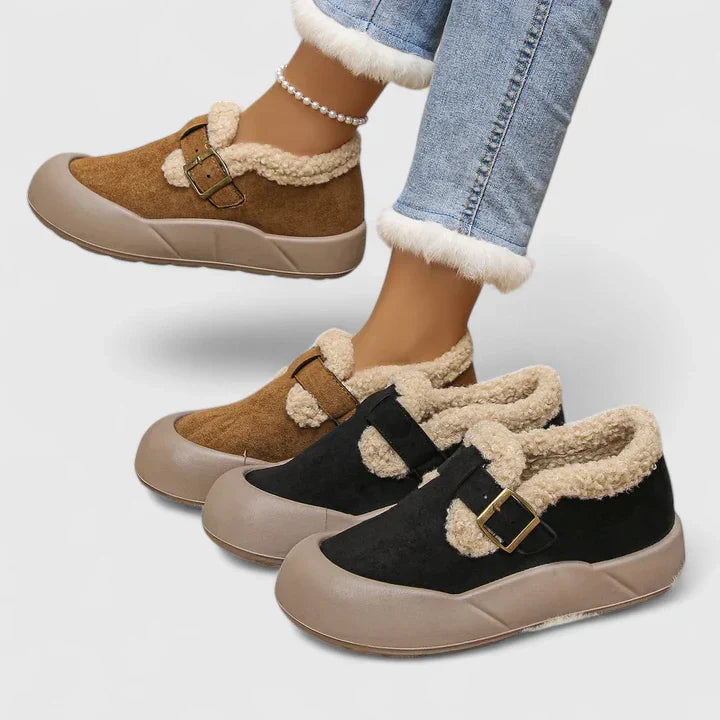 Image of Women's Platform Mary Jane Buckle Shoes