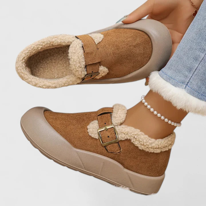 Image of Women's Platform Mary Jane Buckle Shoes
