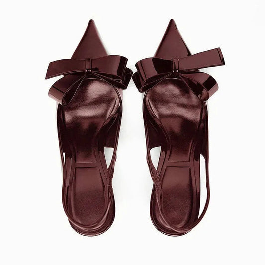 Image of Women's Pointed Toe Slingback Heels