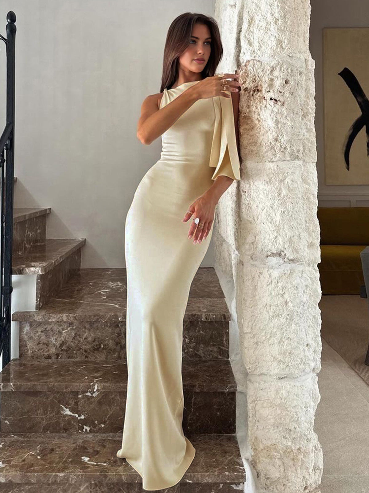 Image of Women's Sleeveless Bodycon Maxi Dress