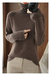 Women's Turtleneck Fitted Sweater
