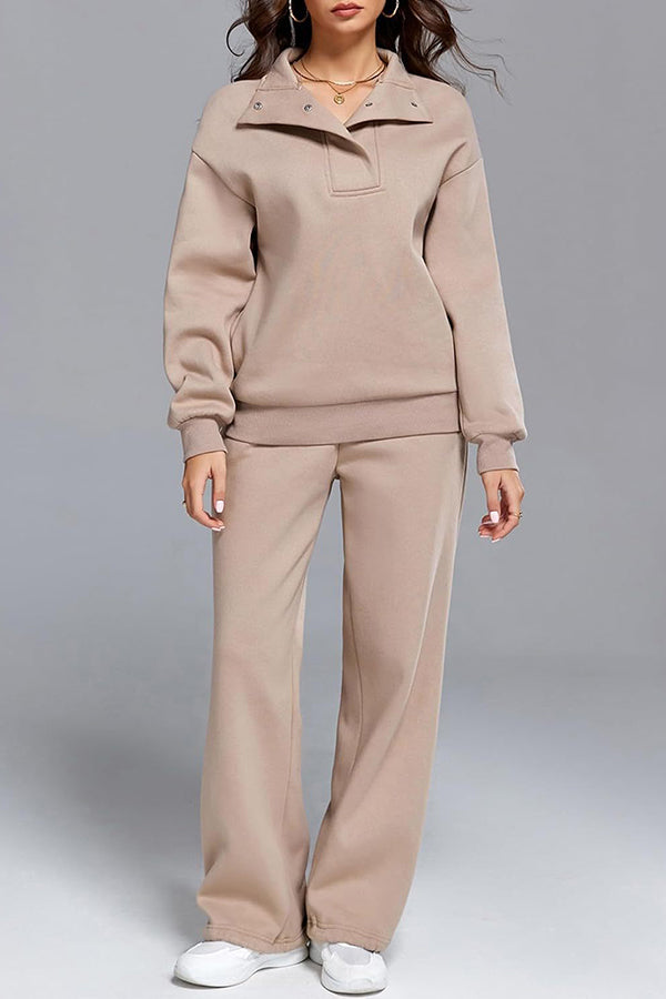 Image of Women's Wide Leg Sweat Set