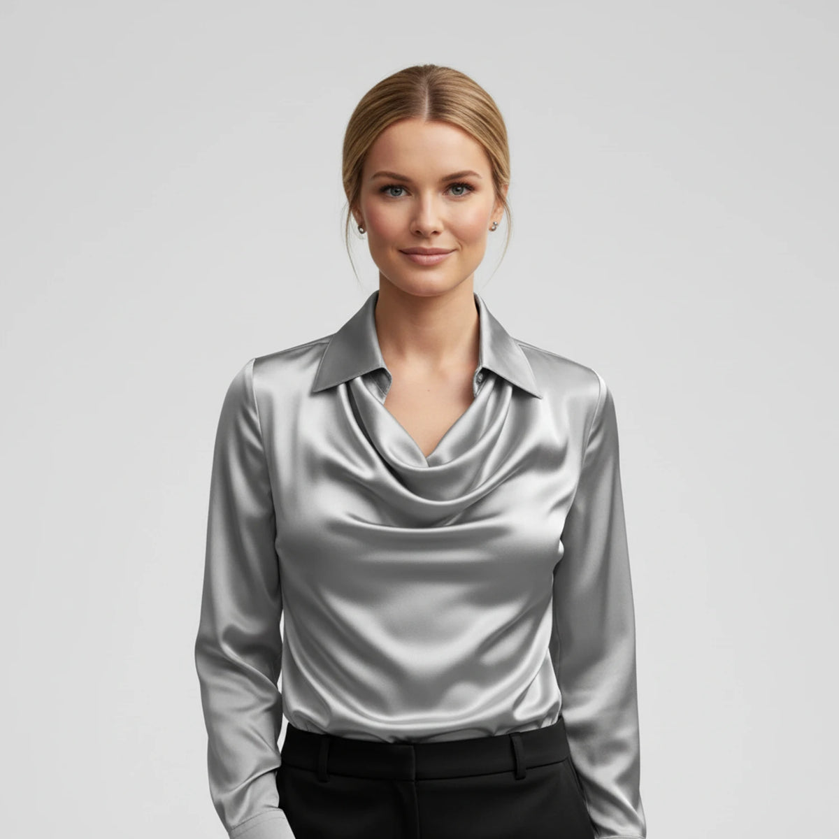 Women's Cowl Neck Blouse image