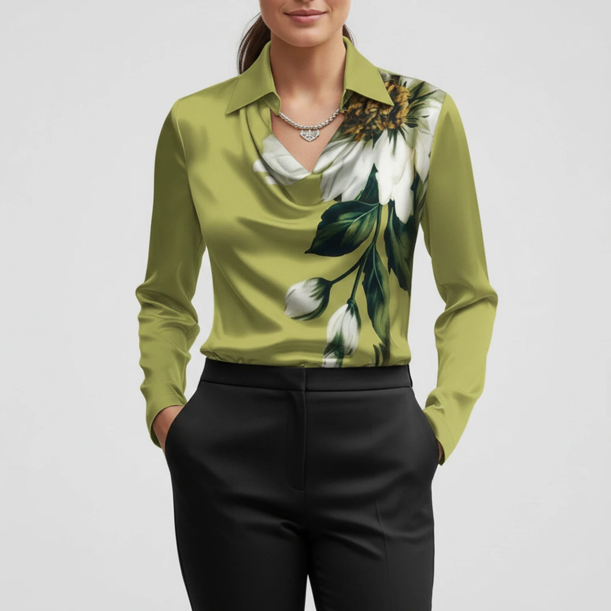 Women's Cowl Neck Blouse image