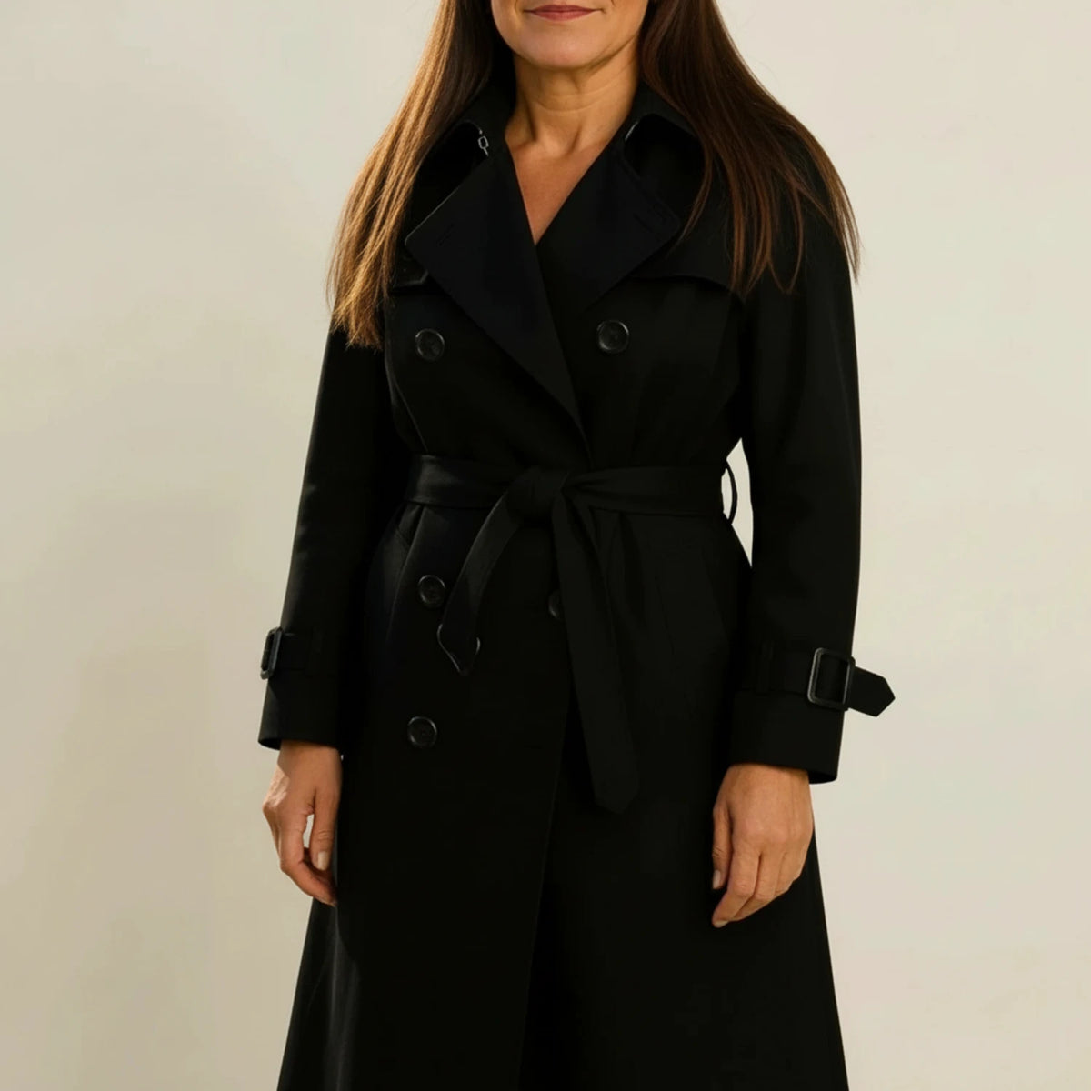 Women's Double-Breasted Trench Coat
