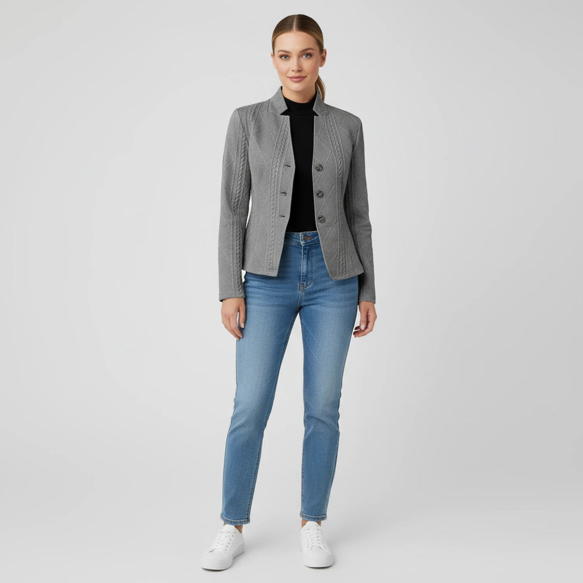 Women's Fitted Blazer Jacket