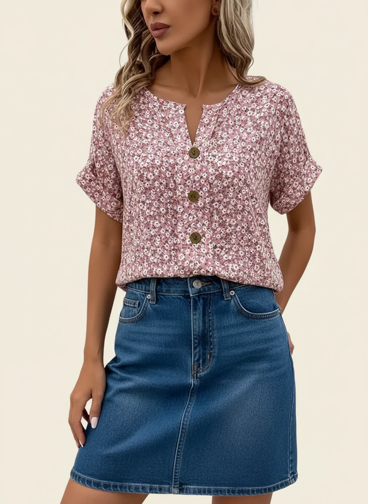 Women's Floral Blouse