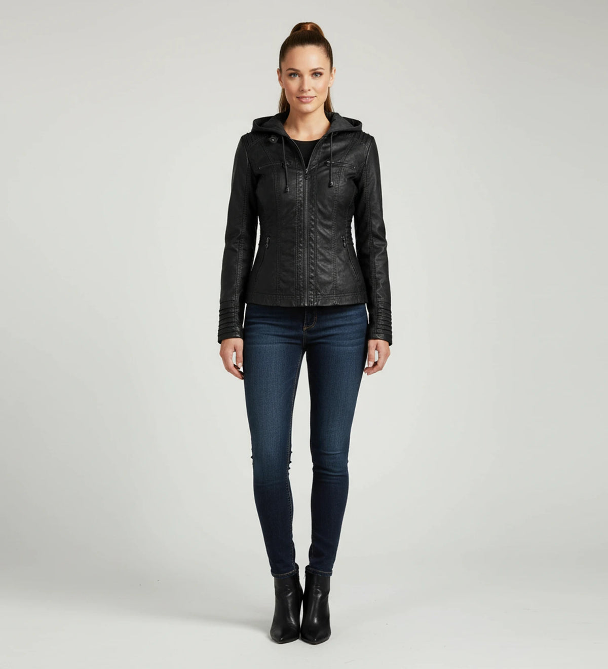 Women's Hooded Fitted Jacket image