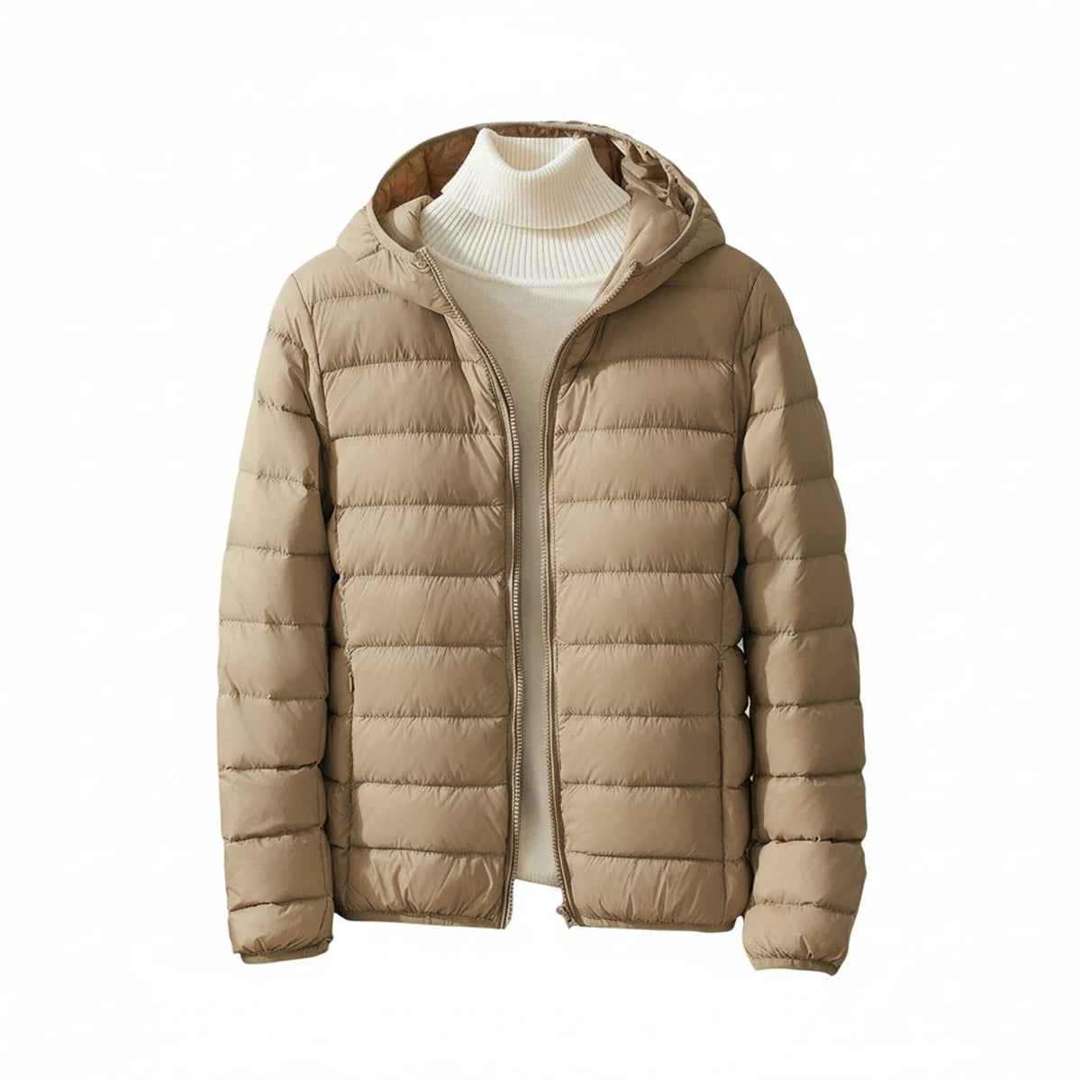 Women's Hooded Quilted Puffer Jacket