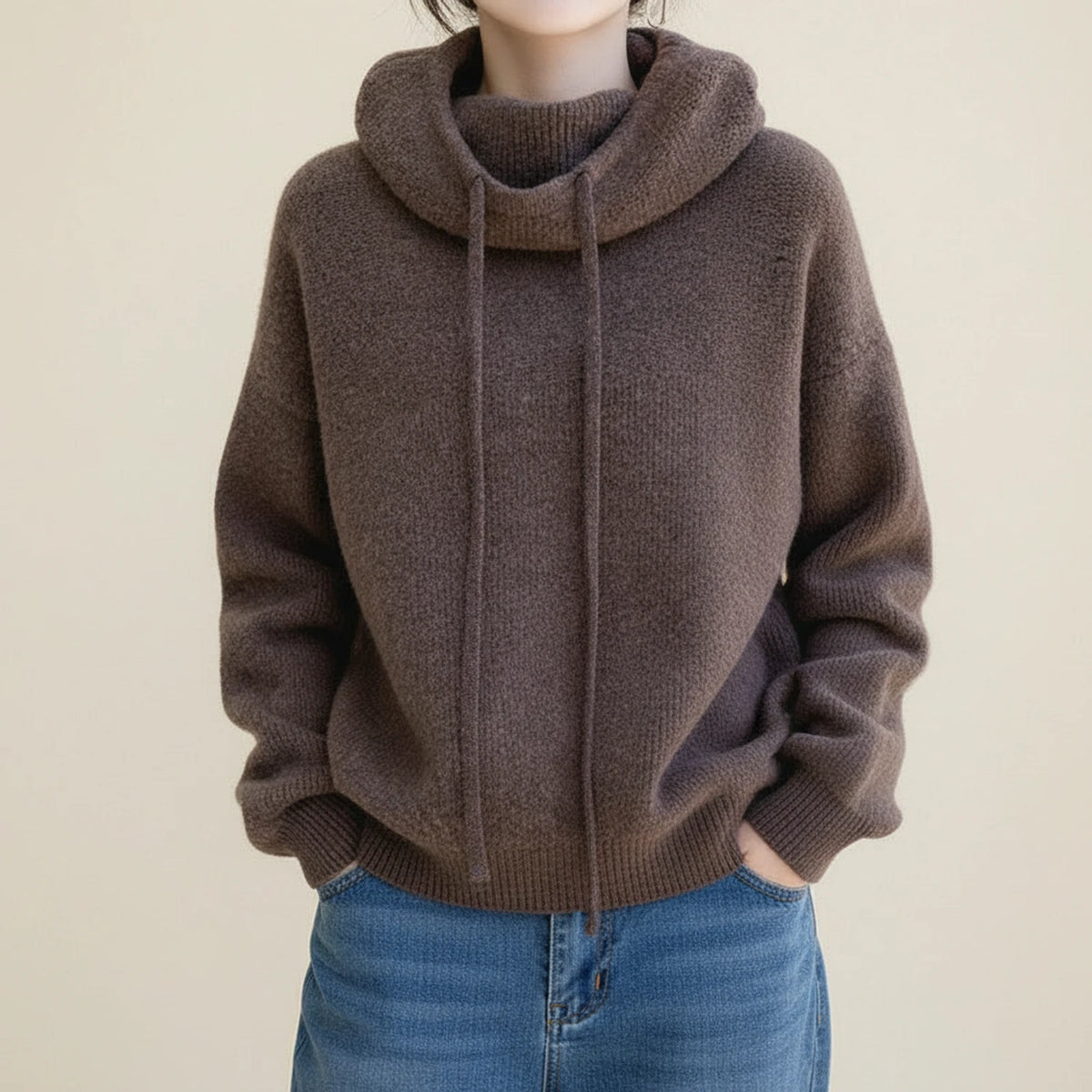 Women's Hooded Cozy Winter Sweater