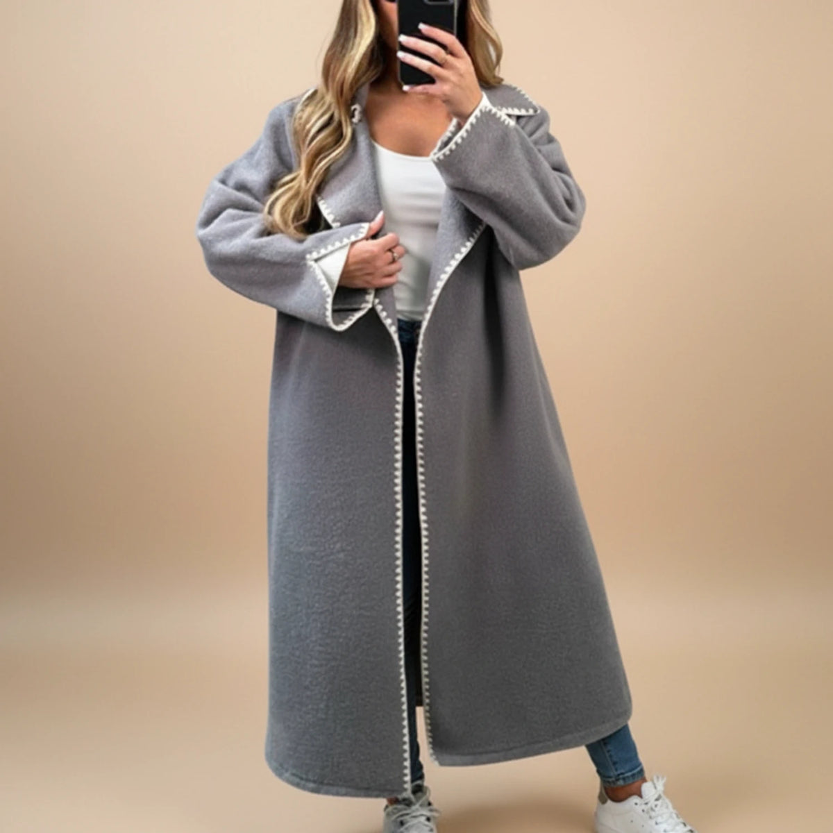Women's Longline Duster Coat