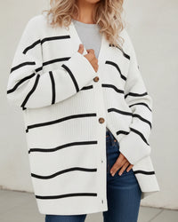 Women's Relaxed Fit Winter Cardigan with Buttons