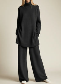 Women's Wide-Leg Relaxed Fit Pant Set