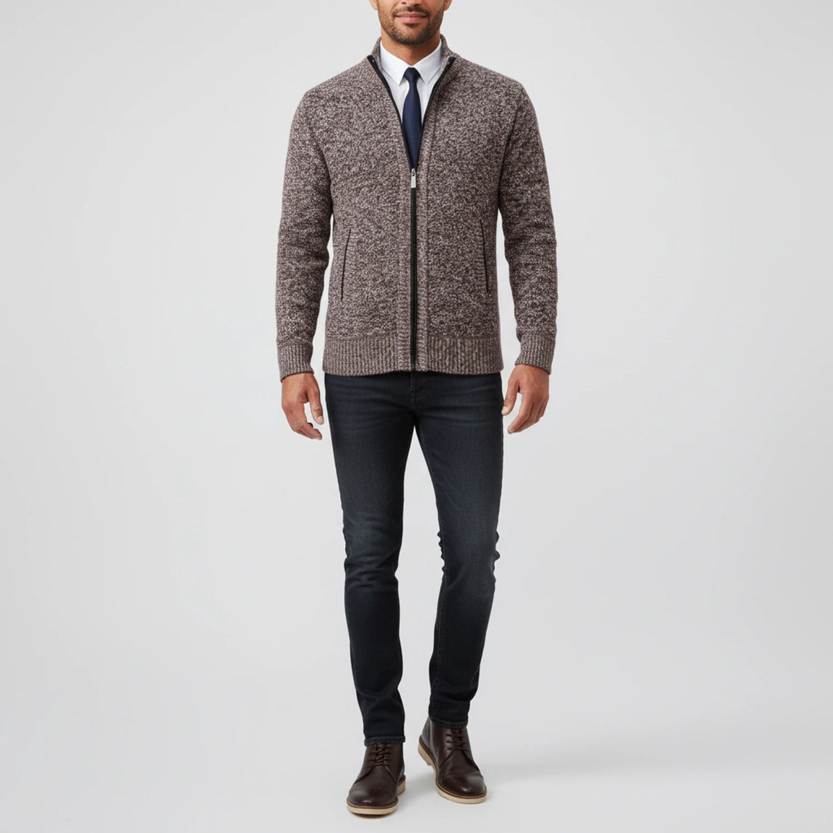 Men's Zip-Up Sweater